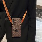 Crossbody LV Card Holder Samsung Galaxy Phone Case S22-26 Ultra Plus for s22-plus