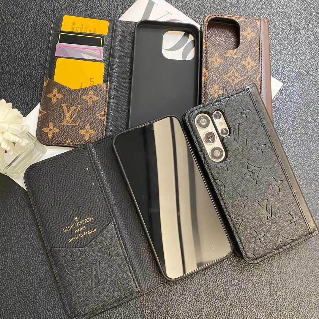 Samsung Louis Vuitton Phone Case Wallet For S22 23 24 25 26 Ultra Plus Series