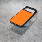Stamped Leather H iPhone Case For 17 Series for iphone-17-pro