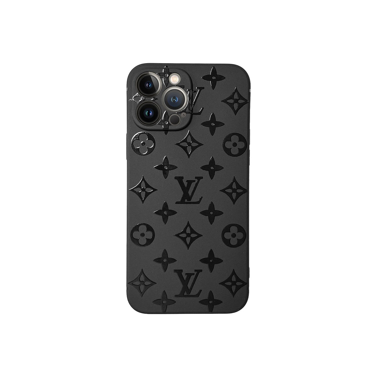 Black LV iPhone Case for iPhone 12