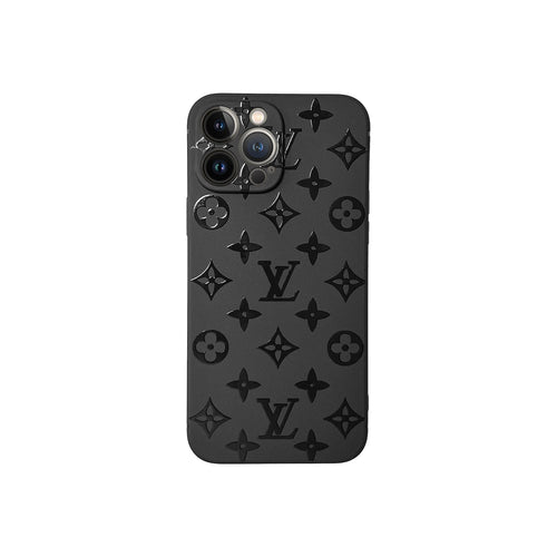 Black LV iPhone Case for iPhone 12