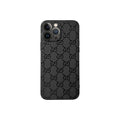 Black GG iPhone Case for iPhone 12