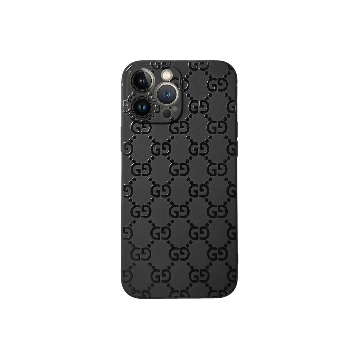 Black GG iPhone Case for iPhone 12