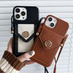 Tb Crossbody Phone Case Card Holder For iPhone Series for 12-pro