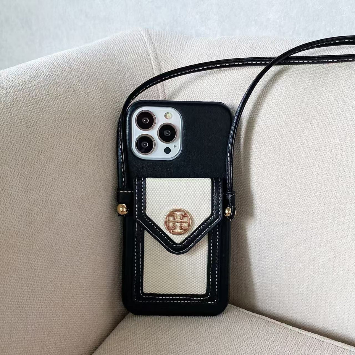 Tb Crossbody Phone Case Card Holder For iPhone Series for 12-pro