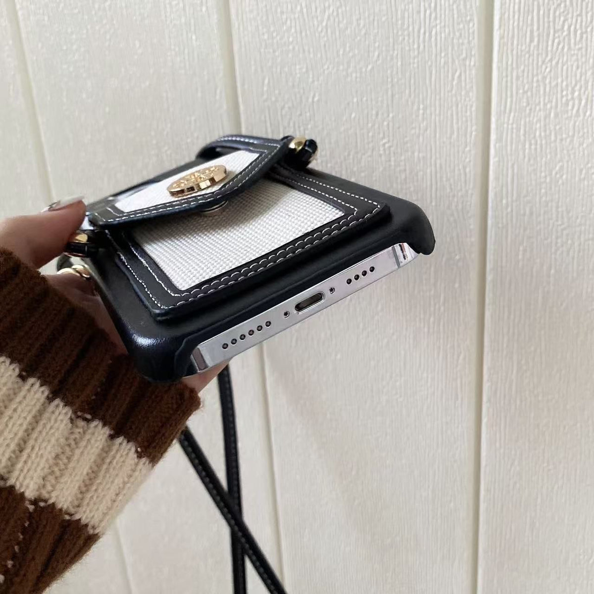 Tb Crossbody Phone Case Card Holder For iPhone Series for 13