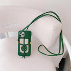 Designer iPhone Crossbody Case With Card Slot For I Pro Max / Series for 11-pro