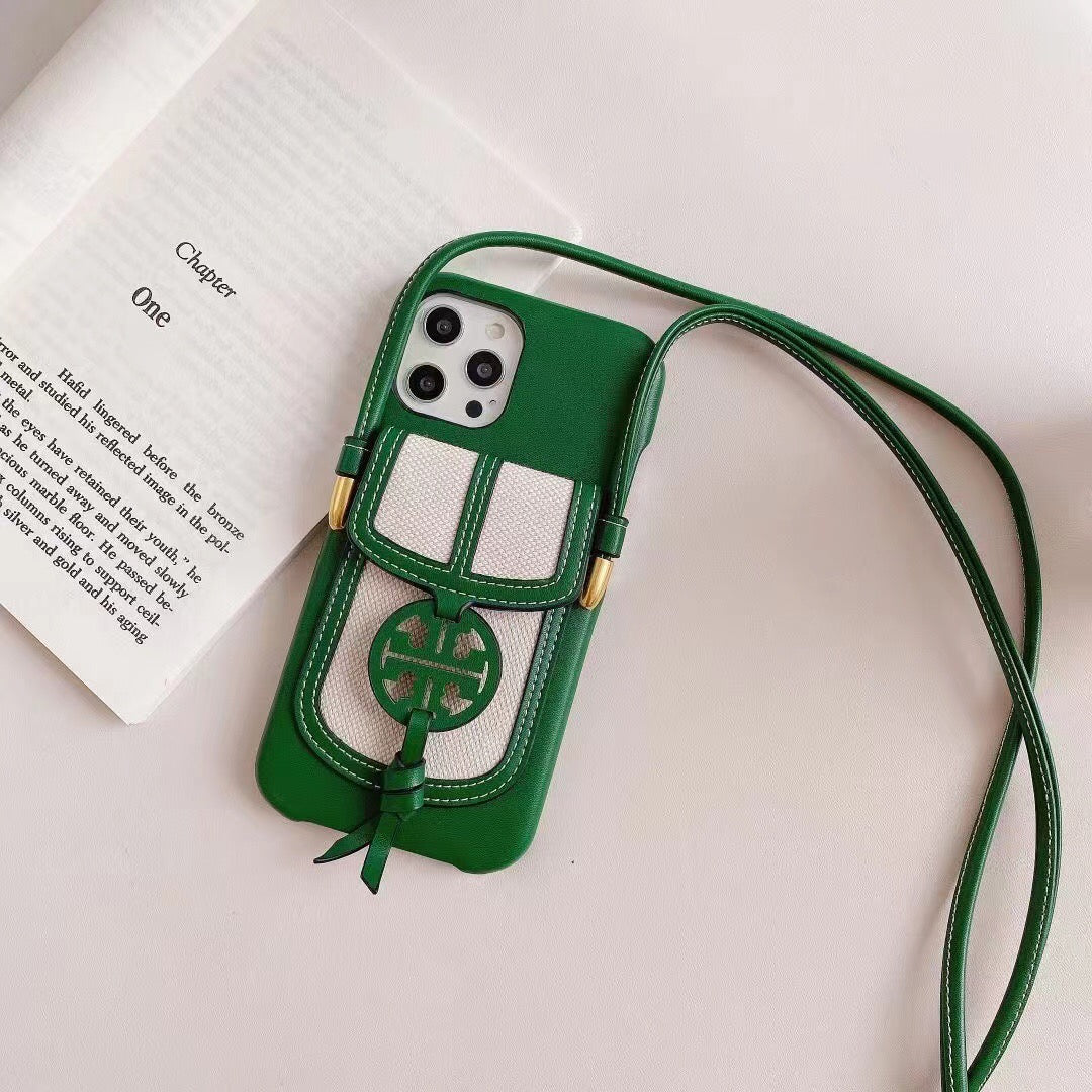 Designer iPhone Crossbody Case With Card Slot For I Pro Max / Series for 11