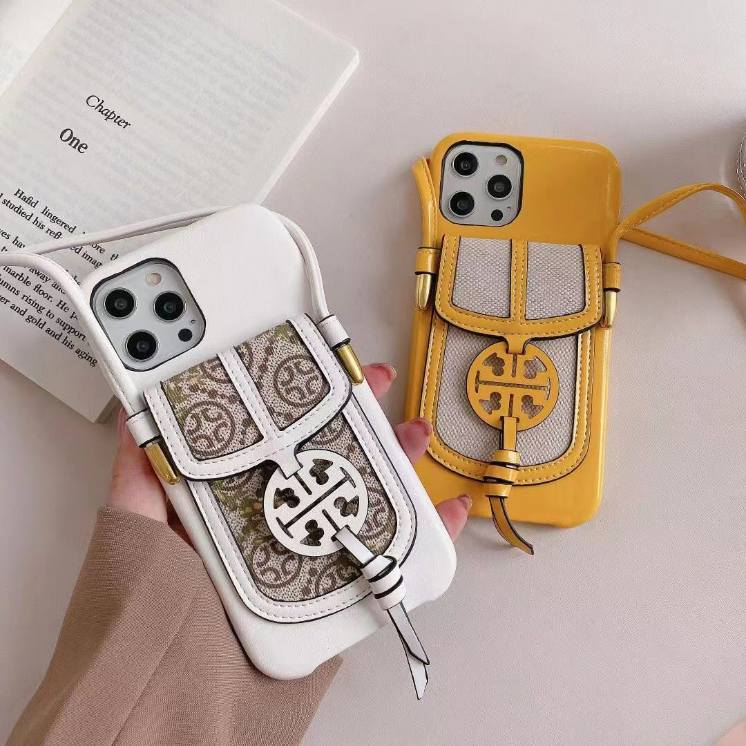 Designer iPhone Crossbody Case With Card Slot For I Pro Max / Series for 11