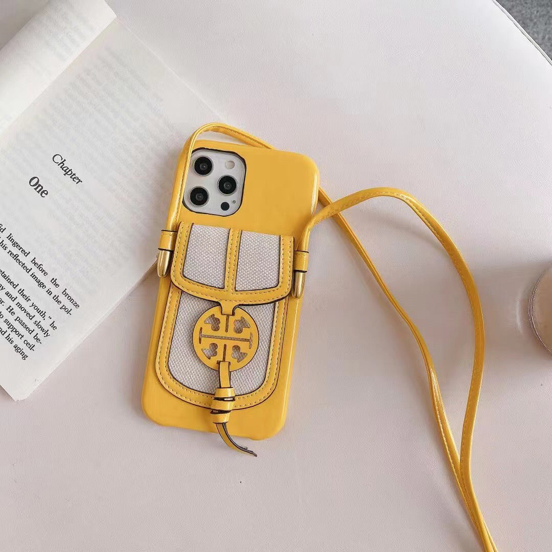 Designer iPhone Crossbody Case With Card Slot For I Pro Max / Series for 11