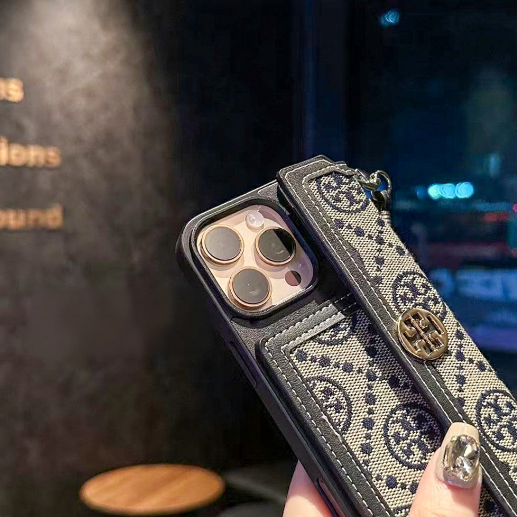 Tory Burch iPhone Wallet Case For 12-17 Pro Max Plus Air for 12-pro