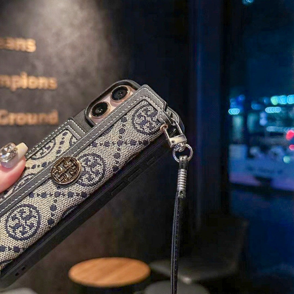 Tory Burch iPhone Wallet Case For 12-17 Pro Max Plus Air for 12-pro