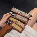 Tory Burch iPhone Wallet Case For 12-17 Pro Max Plus Air for 12-pro-max