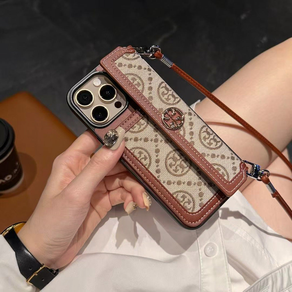 Tory Burch iPhone Wallet Case For 12-17 Pro Max Plus Air for 13-pro