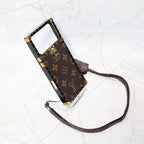 Trunk Style LV Phone Case For 12-17 / Pro / Pro Max / Plus / Air for 12-pro-max