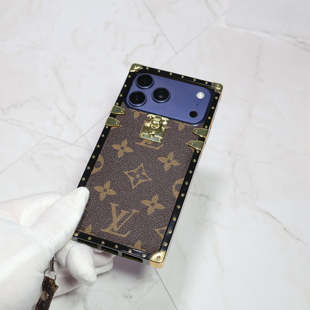Trunk Style LV Phone Case For 12-17 / Pro / Pro Max / Plus / Air