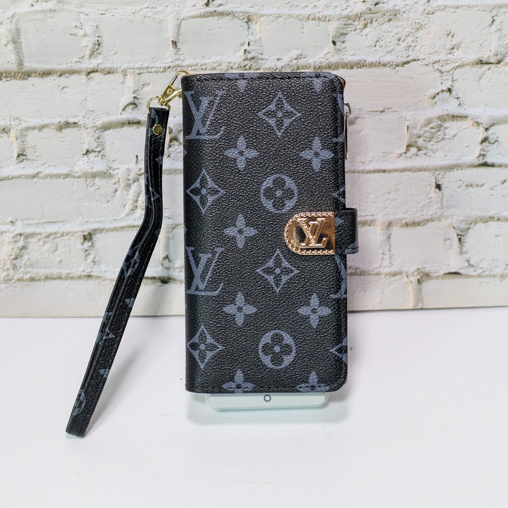 Zippered LV Wallet Phone Case For iPhone 17 Series for 17-pro-max