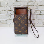 Zippered LV Wallet Phone Case For iPhone 17 Series for 17-pro