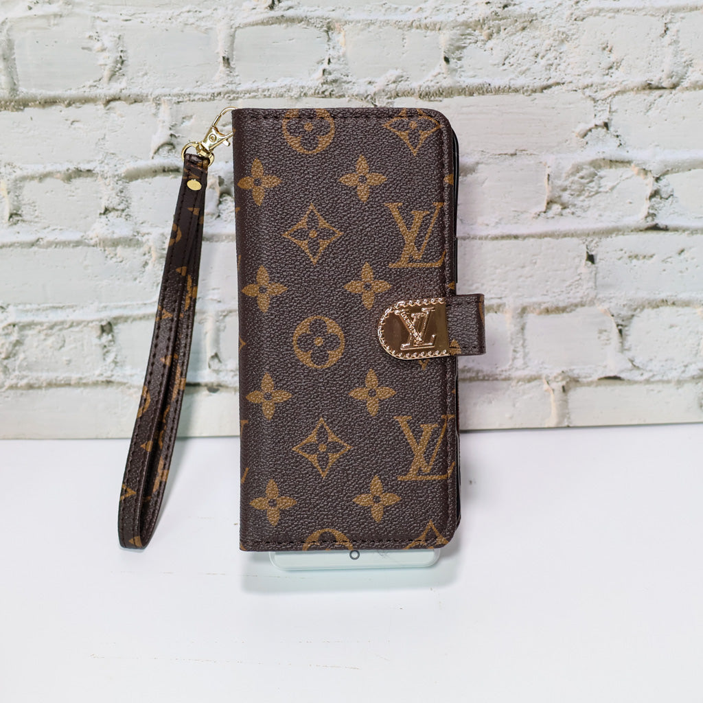 Zippered LV Wallet Phone Case For iPhone 17 Series for 17-pro