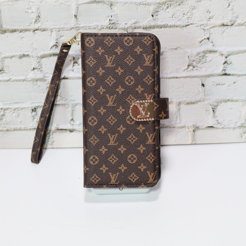 Zippered LV Wallet Phone Case For iPhone 17 Series for 17-pro