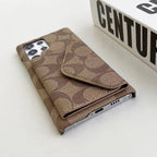 Coach Phone Case For Samsung Galaxy S21 22 23 24 25 Plus Ultra Card Slot for s21-plus