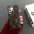 Samsung Galaxy Louis Vuitton Phone Case For S21 22 23 24 25 26 Plus Ultra Wallet Card for s21-plus