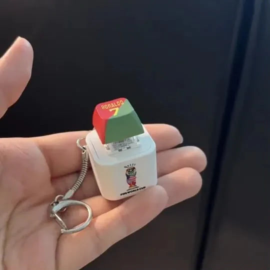 SIUU Soccer Celebration Sound & Light Keychain