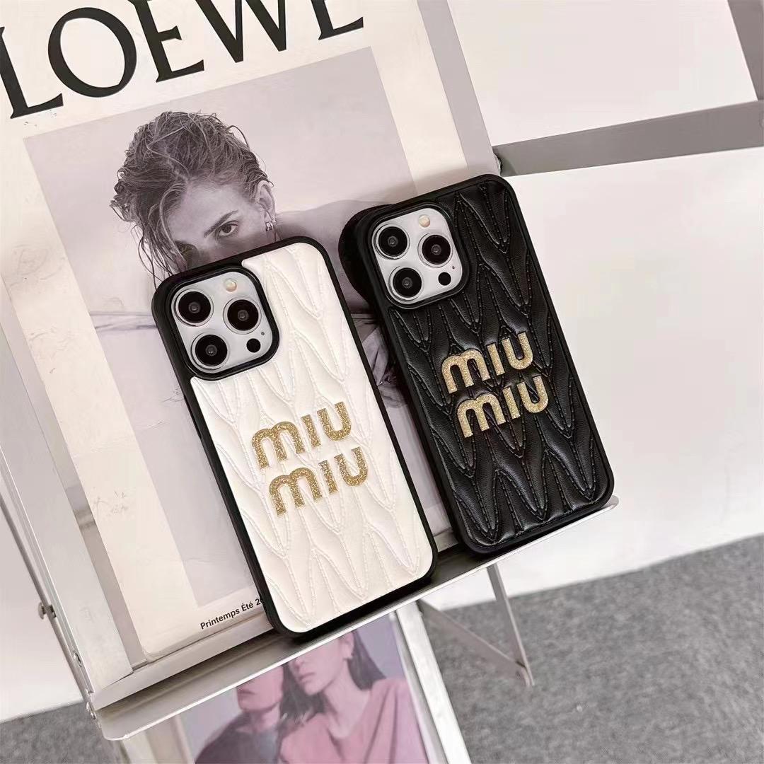 Miu Miu iPhone Case For 13 14 1 5 16 17 Pro Max Plus Series for 13-pro