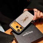 Ysl Phone Case Gilded Style For iPhone 14-17 / Pro / Pro Max for iphone-15