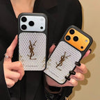Ysl Phone Case Gilded Style For iPhone 14-17 / Pro / Pro Max for iphone-15-pro-max