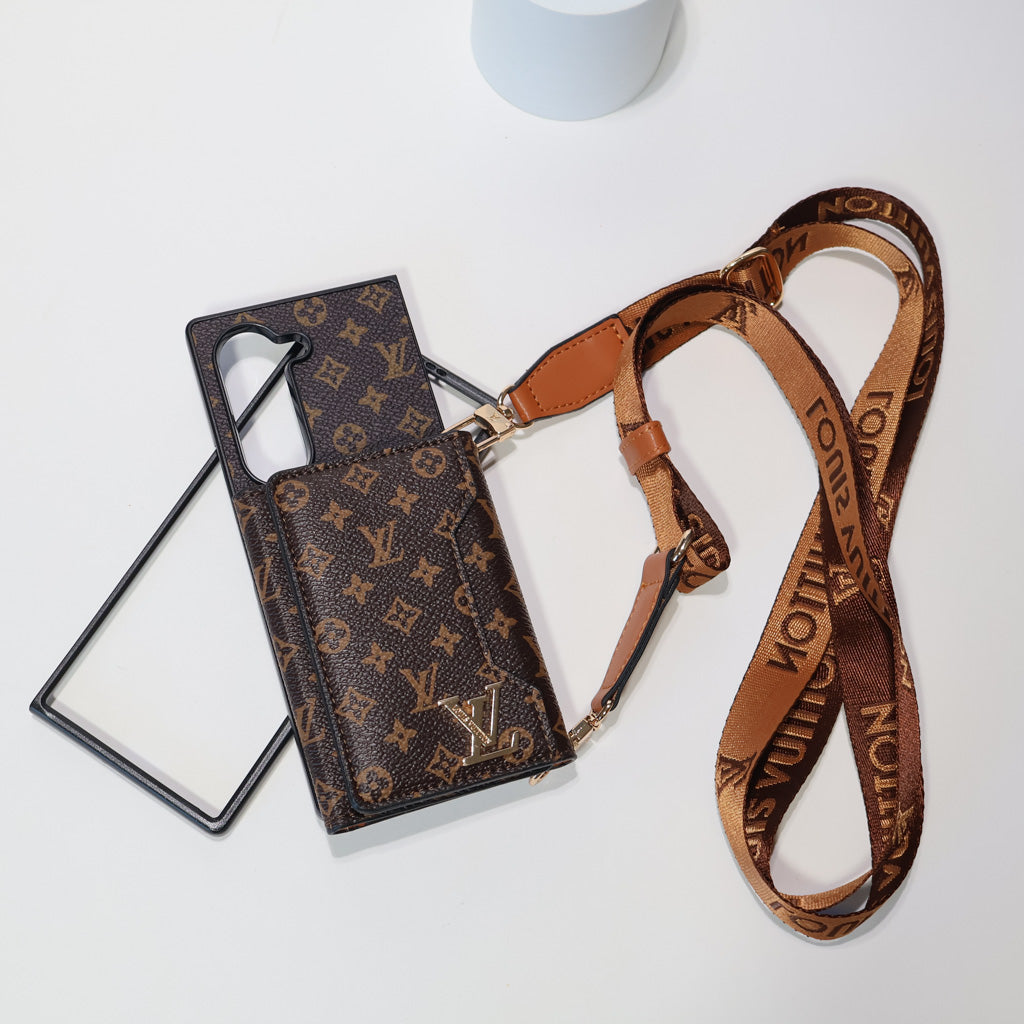 Z Fold Case Luxury Crossbody Wallet For 3 4 5 6 7 for z-fold-5