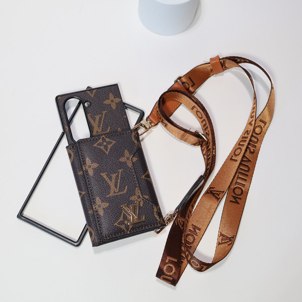 Z Fold Case Luxury Crossbody Wallet For 3 4 5 6 7 for z-fold-3