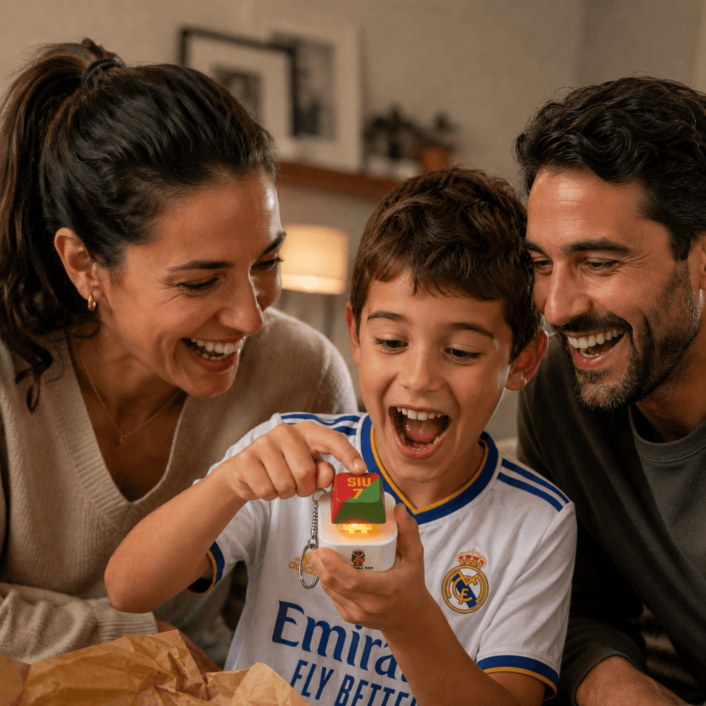 SIUU Soccer Celebration Sound & Light Keychain