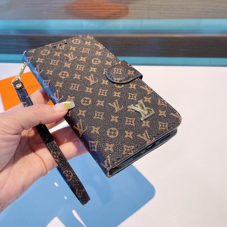 Louis Vuitton iPhone Folio Wallet Case 11 12 13 14 15 16 Pro Max Plus Series for 12-pro