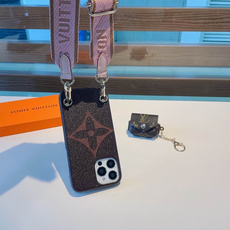 LV Design Crossbody Phone Case For I Pro Max for 1-or-2