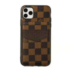 Premium Folding Leather Magnetic Clasp Cover iPhone X 11 12 13 14 15 16 Pro Max Plus iPhone Case for
