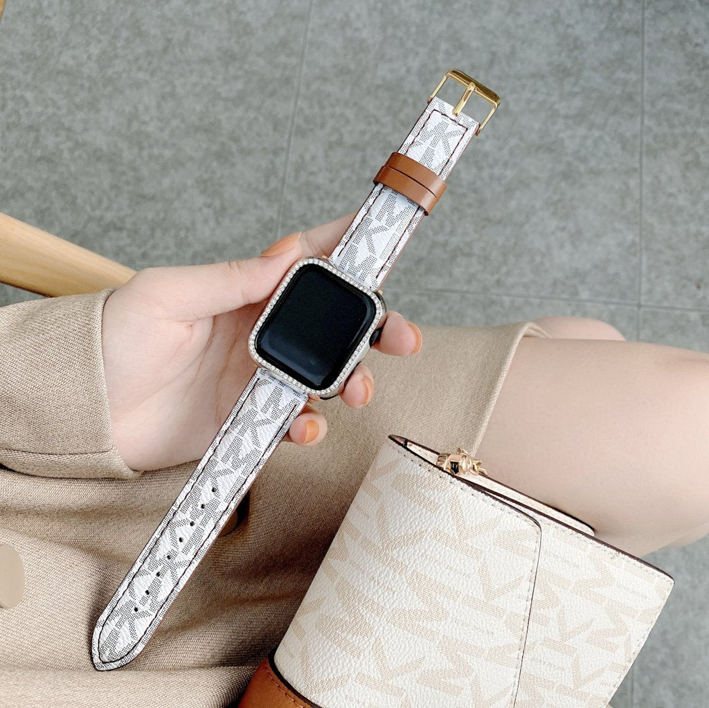 Michael Kors Apple Watch Strap for light-pink-pink-keeper