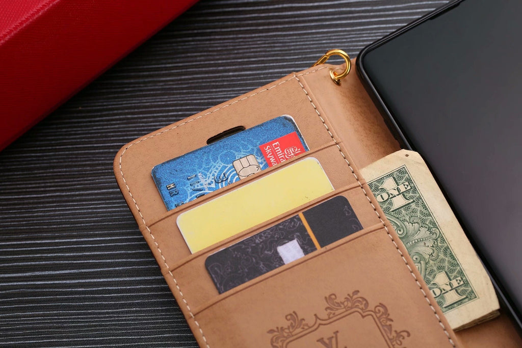 LV Folio Wallet Phone Case Samsung Galaxy S22 23 24 25 Plus Ultra for s23