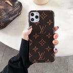 Classic Style Leather Back Cover Case iPhone X Xs Xsmax 11 12 13 14 15 16 Pro Max Plus for 11-pro