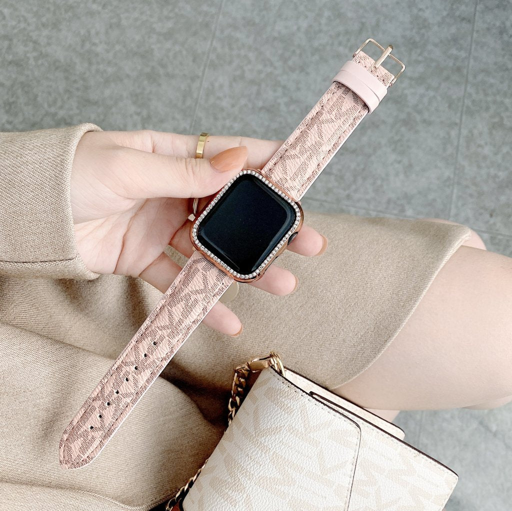 Michael Kors Apple Watch Strap for white-green-keeper