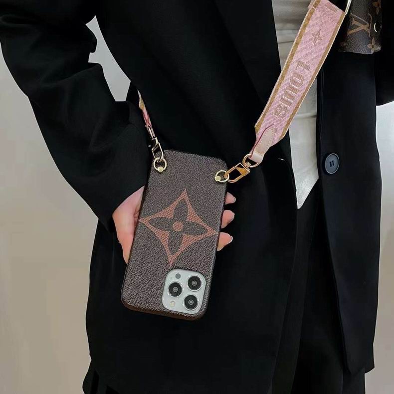 LV Design Crossbody Phone Case For I Pro Max