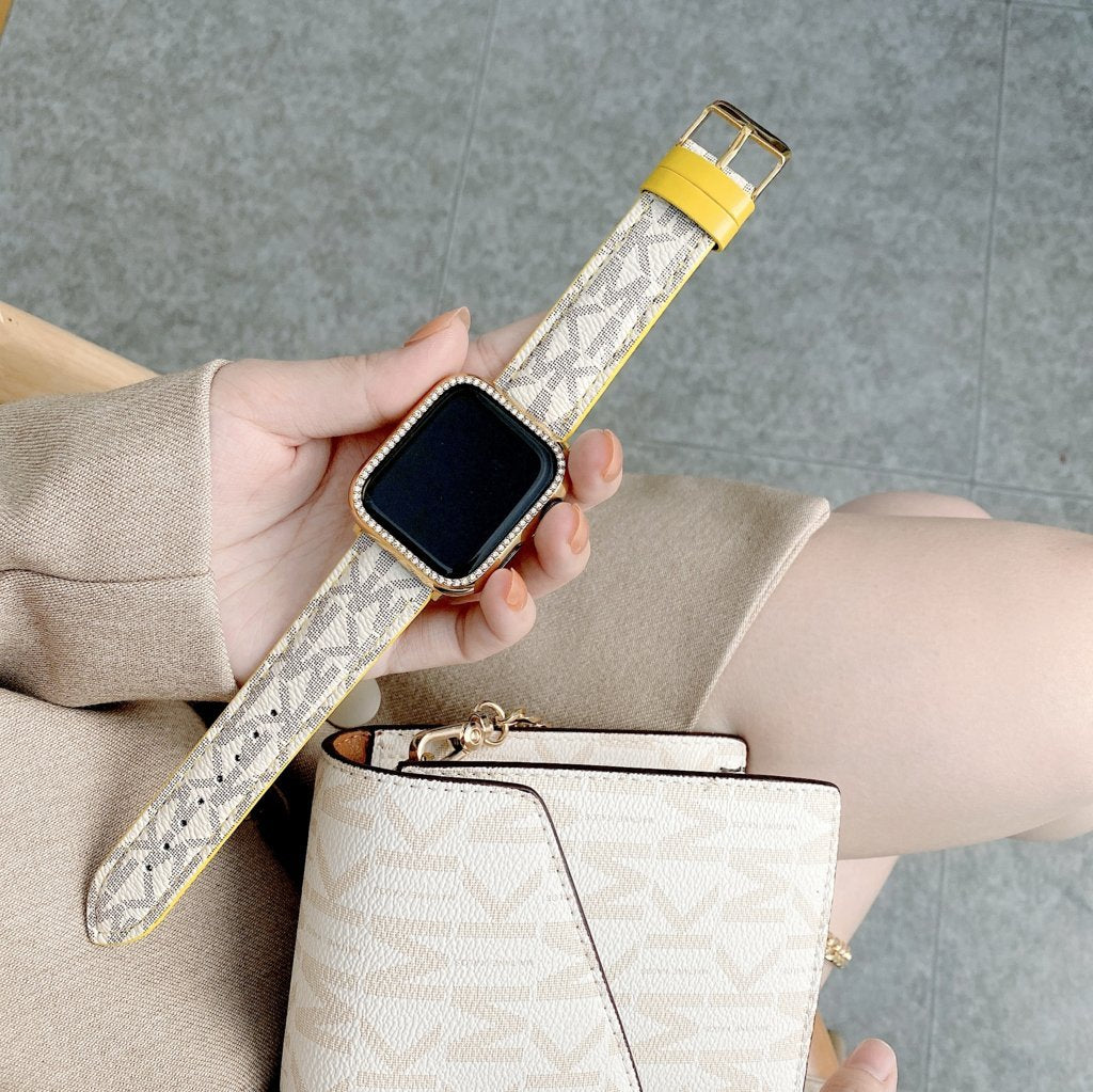 Michael Kors Apple Watch Strap for light-pink-pink-keeper