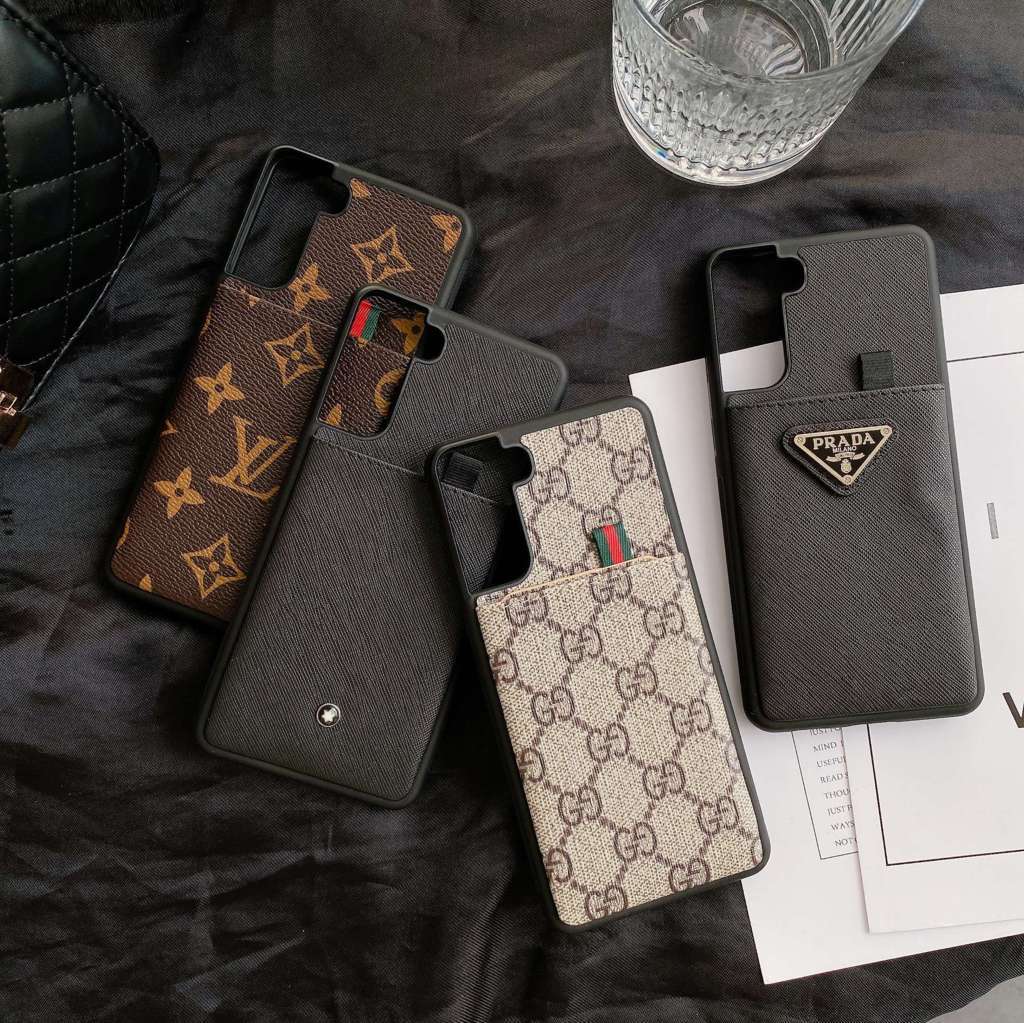 Fashion Leather Samsung Designer Phone Case For S 20 21 22 Plus Ultra for s21