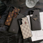 Fashion Leather Samsung Designer Phone Case For S 20 21 22 Plus Ultra for s20
