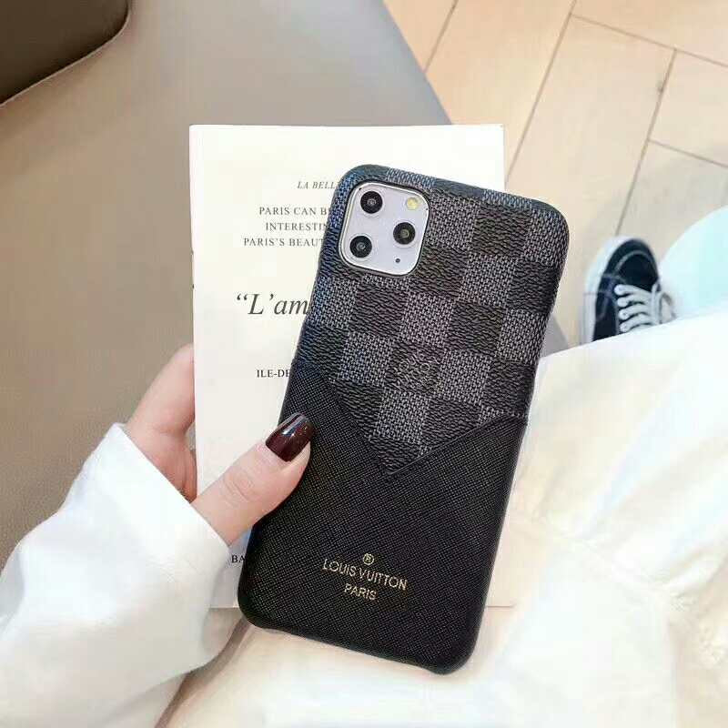 Black Checkered Phone Case For iPhone X 11 12 13 14 Pro Max Series