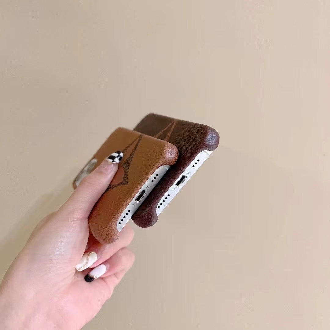 Brown Single Monogram Phone Case For I Pro Max for 12-pro-max
