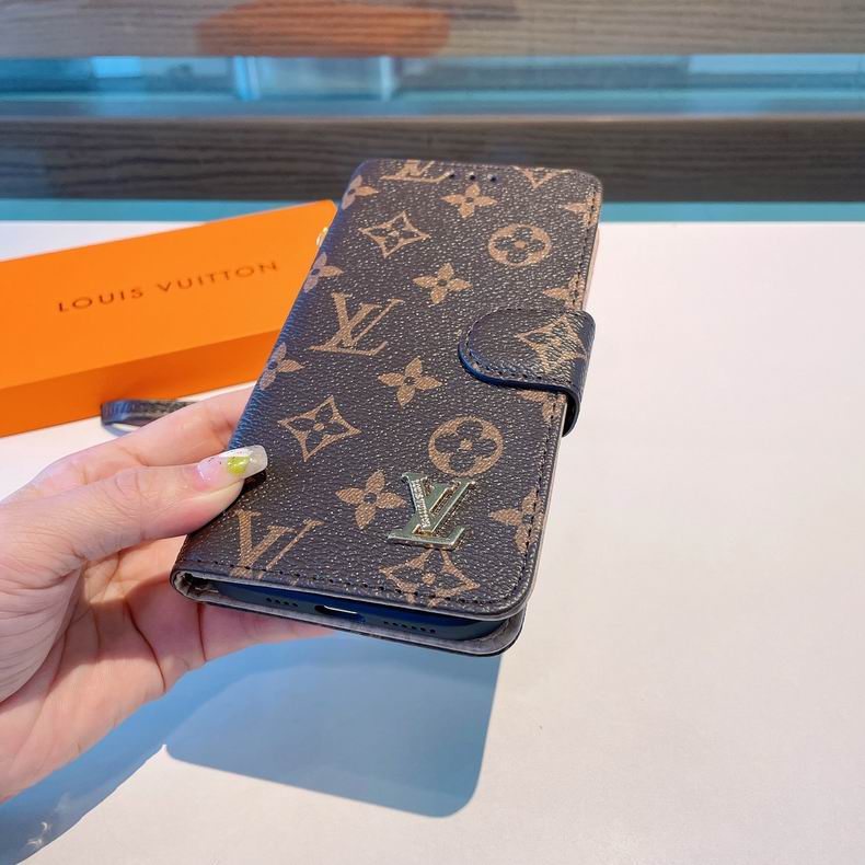 Louis Vuitton Phone Wallet Case For I Pro Max Plus Series / Brown L for 11-pro