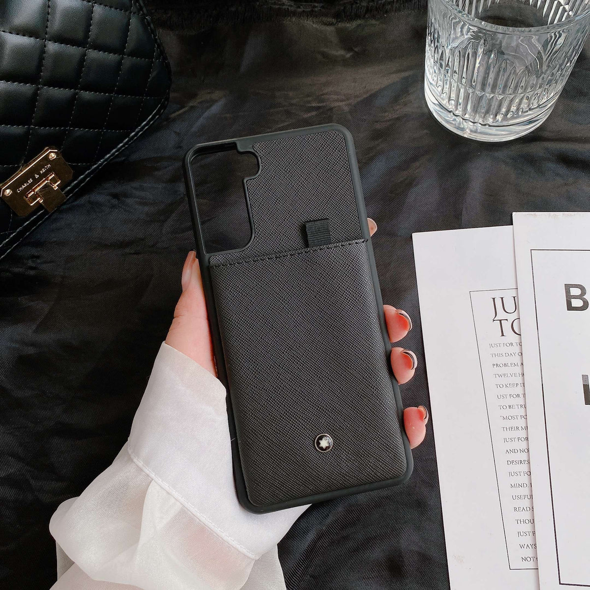 Fashion Leather Samsung Designer Phone Case For S 20 21 22 Plus Ultra for s21