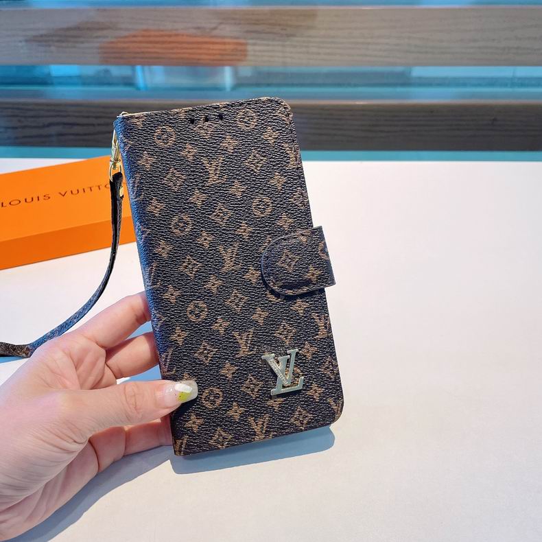 Louis Vuitton iPhone Folio Wallet Case 11 12 13 14 15 16 Pro Max Plus Series