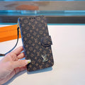 Louis Vuitton iPhone Folio Wallet Case 11 12 13 14 15 16 Pro Max Plus Series